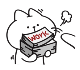 [Salary Cat] sticker #14456550