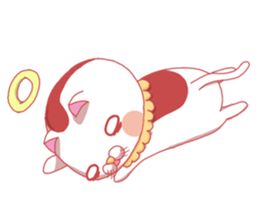 misty cat sticker #14457103