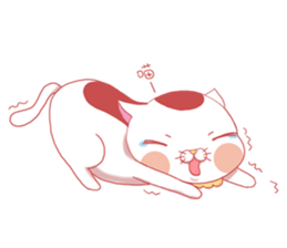 misty cat sticker #14457106