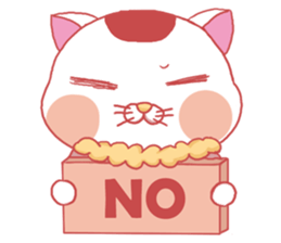 misty cat sticker #14457114
