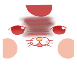 misty cat sticker #14457116