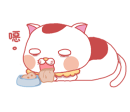 misty cat sticker #14457120