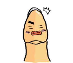 I am Finger. sticker #14457228