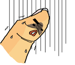 I am Finger. sticker #14457229