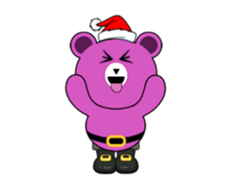 Cute Santa Bear stickers 2 (animated) sticker #14457259