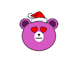 Cute Santa Bear stickers 2 (animated) sticker #14457263