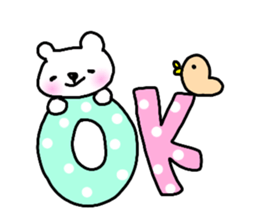 bear Honorific words for everyday use sticker #14457453