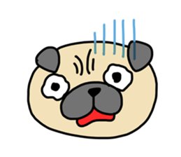 five cute dogs sticker #14458341