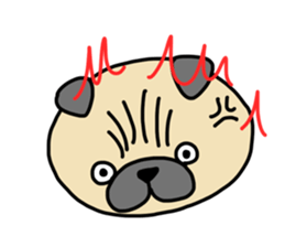 five cute dogs sticker #14458342