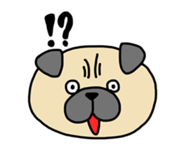 five cute dogs sticker #14458343