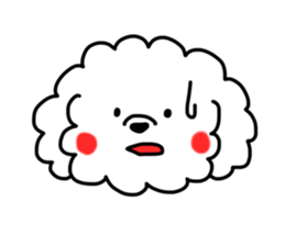 five cute dogs sticker #14458345