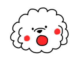 five cute dogs sticker #14458349