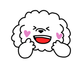 five cute dogs sticker #14458350