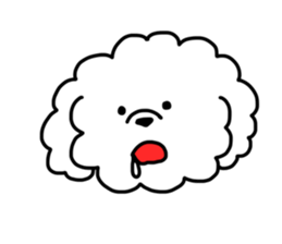 five cute dogs sticker #14458351