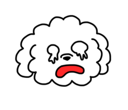 five cute dogs sticker #14458352