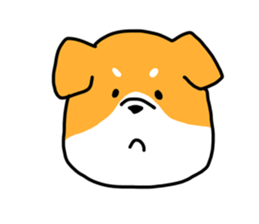 five cute dogs sticker #14458362