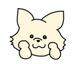 five cute dogs sticker #14458372