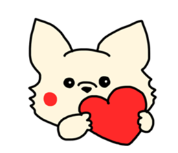 five cute dogs sticker #14458373