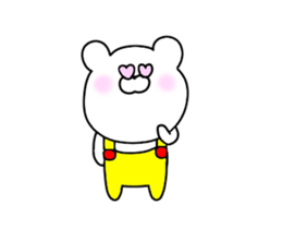 Love of moving bear sticker #14458469