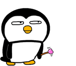 I Penguin 8 mukuchi sticker #14458574