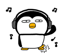 I Penguin 8 mukuchi sticker #14458575
