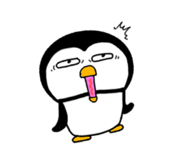 I Penguin 8 mukuchi sticker #14458581