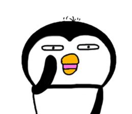 I Penguin 8 mukuchi sticker #14458583