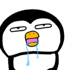I Penguin 8 mukuchi sticker #14458585