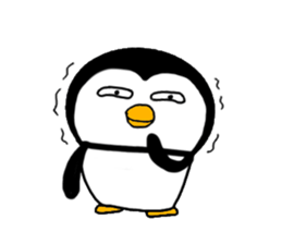 I Penguin 8 mukuchi sticker #14458590