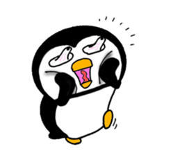 I Penguin 8 mukuchi sticker #14458592