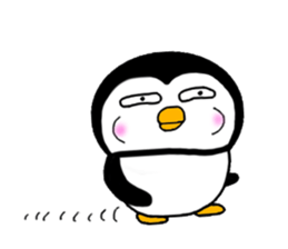 I Penguin 8 mukuchi sticker #14458595
