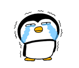 I Penguin 8 mukuchi sticker #14458604