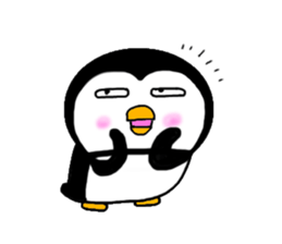 I Penguin 8 mukuchi sticker #14458607