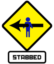 Trendy Traffic Signs sticker #14459602