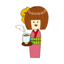 Happy KOKESHI sticker #14459915