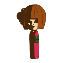 Happy KOKESHI sticker #14459917