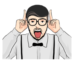 Mr. Cool Guy sticker #14460081