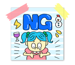 Masking tape and notes 2 sticker #14461897