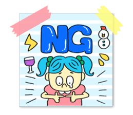 Masking tape and notes 2 sticker #14461897