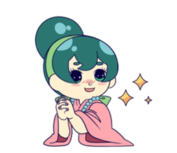 Kawaii Kana-chan(Japan) sticker #14462934