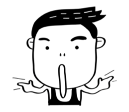 A Boy ! sticker #14463004