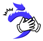 Japanese hiragana and hands sticker #14463107