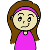 litter girl sticker #14463814