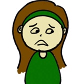 litter girl sticker #14463818