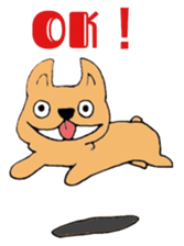 Peko,The FrenchBulldog sticker #14465102