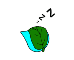 Drip from a leaf Shizuku chan sticker #14465436