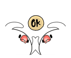 Java sparrow animation sticker #14465546