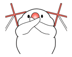 Java sparrow animation sticker #14465547