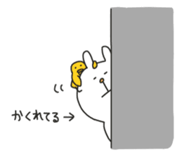 pumpkin rabbit(communicate feelings) sticker #14465602