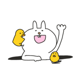 pumpkin rabbit(communicate feelings) sticker #14465605